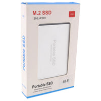 NEW M.2 SHL-R320 Silver USB 3.0 3.1 Type C Portable SSD Hard Drive Enclosure