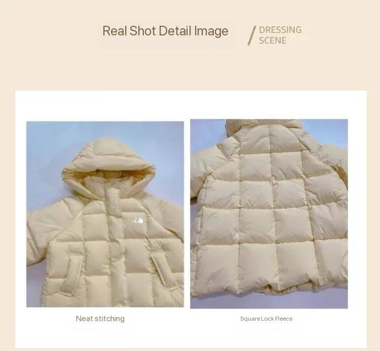 Kids Inspired by TNF Down Jackets No. 241219, 3 Colors, Size 90-140cm, Tax Included
