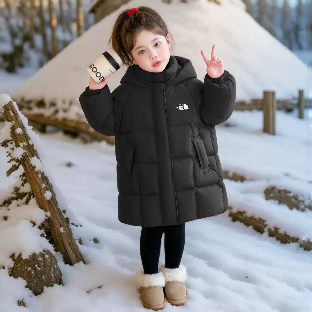 Kids Inspired by TNF Down Jackets No. 241219, 3 Colors, Size 90-140cm, Tax Included