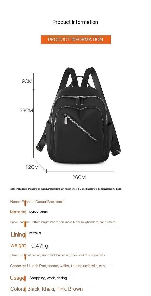 Inspired by Lulu Backpack No. 242719, 4 Colors, Size 26*12*33cm, Tax Included