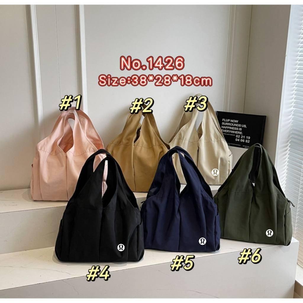Inspired by Lulu Bags No. 142612, 6 Colors, Size 38*28*18cm, Tax Included