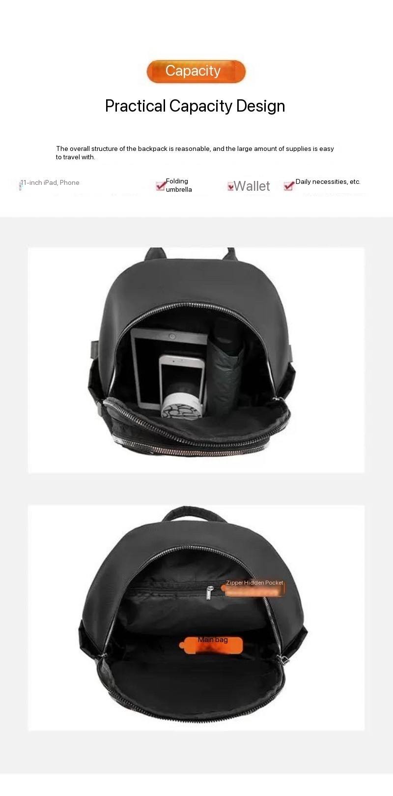 Inspired by Lulu Backpack No. 242719, 4 Colors, Size 26*12*33cm, Tax Included