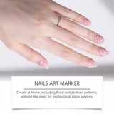Nail Art Pens Set No. 244514, 4 Styles, Tax Included