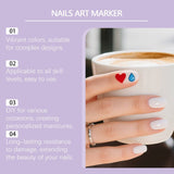 Nail Art Pens Set No. 244514, 4 Styles, Tax Included