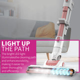 NEW Roomie ELITE Pink - Cordless Low-Reaching Vacuum Cleaner with 3 power settings, captures over 99.9% of dust and debris and traps animal hair at the same time with our high performance HEPA filters.
