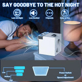 NEW Livhil Portable Air Conditioners Fan, Anti-leakage Water Mini Air Cooler with 3 Speeds, Personal Ice Air Conditioner for Room Desk Office Home Tent