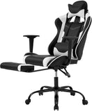NEW Retails $365+ Assembled BestOffice Racing Gaming Chair, Black & White