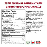 NEW YUMi ORGANICS Apple Cinnamon Overnight Oats, 5 Packets, BB: 05/27