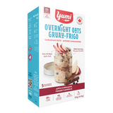 NEW YUMi ORGANICS Apple Cinnamon Overnight Oats, 5 Packets, BB: 05/27
