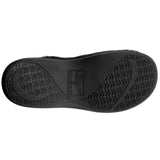 NEW ISO by isotoner Women's Nora Chevron Micro-terry Slide Slippers, Black, Sz L 8-9.5