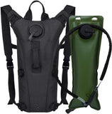 NEW ATBP Military 3L Hydration Pack Reservoir Water Bladder Daypack Camel Backpack Bag with Water Bladder, BPA Free, for Running Cycling Hiking Camping, Black
