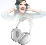 NEW Amonida P9 Headphones, Headphones Clear Sound Quality ABS Material Convenient for Laptop (Silver/White)
