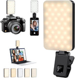 NEW PIDINUK Selfie Light for iPhone,Portable Phone Clip on Light,Rechargeable LED Ring Light for Phone,Video Recording,Camera,Laptop,TikTok,Tablet,Vlog,Computer,5 Lighting Modes,80 LED High Power