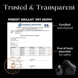 NEW Retails $42, Sealed Pure Himalayan Shilajit | 100% Pure Natural Shilajit Grade A Max Potency 85+ Trace Minerals & Fulvic Acid | 3rd Party US Lab Tested | Dry Drops | 24g (120ct), BB: 08/28