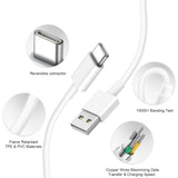 NEW USB to USB C Cable Carplay [MFi Certified] 5 Ft Carplay Cable Car Charger Cord Compatible with iPhone 16 15 15 Pro Max 15 Plus, iPad 10th Gen, iPad Air 5th/ 4th Gen, Mini 6th Gen 2-Pack, White