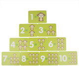 NEW Monkey Balance Counting Math Games,Cool Math Educational Toys for Kids 3 4 5 Year Olds (Monkey Brown)
