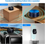 NEW Splenssy Wirelessly BT Speaker Bone Conduction Speakers Mini Portable Loud Stereo Sound Built-in Mic Sound Box Anything Speaker, Make Anything a Speaker, Mini Size Music Player