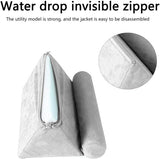 NEW iPad Stand - Lightweight Triangle Tablet Wedge, Portable for Bed, Floor, Desk, Sofa, Car (Gray)