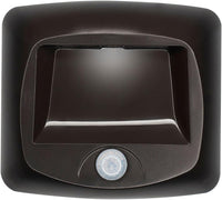 MR BEAMS MB520 Battery Operated LED Motion Sensor Step/Deck Light - Brown, can be used indoors or out! Retails $21+