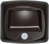 MR BEAMS MB520 Battery Operated LED Motion Sensor Step/Deck Light - Brown, can be used indoors or out! Retails $21+