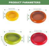 NEW 5 PCS Silicone Avocado Saver and Tomato Holder Containers Set, Reusable Fruit and Vegetable Storage Box, Anti-Oxidation Refrigerator Vegetable Fruit Crisper, Onion Lemon Apples Saver Keeper