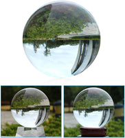 NEW 2 Inch Crystal Ball Clear Glass Ball Photography Lens Ball for Home Office Photography Wedding Decoration Gift, made of premium K9 crystal material, flawless and lead free, 100% clear.