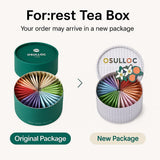 NEW Retails $46, Osulloc For:rest Tea Box (36 Count, 6 Types x 6ea,) Exquisite & Unique Gift idea For Tea Lover, Variety Gift Box Sampler, 6 Unique Blended tea from Jeju Island, BB: 06/30/26