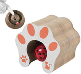 NEW Cat Toy Ball Track - Foldable Cat Scratch Board with Ball Kitty Scratching Post, Cat Accordion Toy, Cat Ball Track Toy, Kitten Scratcher for Spins, Scratches, Pounces