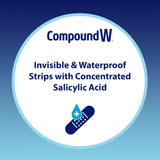 NEW Compound W Wart Remover, Maximum Strength One Step Invisible Pads - 14 Count - Salicylic Acid Wart Remover, For Treatment & Common/Plantar Wart Removal, BB: Oct 2028