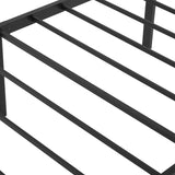 NEW VECELO 18" Twin Platform Tall Bed Frame, Heavy Duty Steel Slat/Easy Assembly Mattress Foundation/No Box Spring Needed, Retails $112