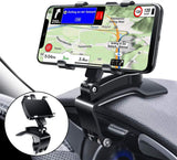 NEW Dashboard Car Phone Holder Mount 360 Degree Rotation, CLZWiiN Car Clip Mount Stand Suitable for 4 to 7 inch Smartphones, Universal Cell Phone Stand Compatible with iPhone, Samsung Galaxy and More