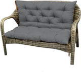 NEW Swing Replacement Cushions 2-3 Seater, Outdoor Bench Cushion with Backrest, Waterproof Porch Swing Cushion, Thick Garden seat Cushion Sofa mat for Recliner Wicker Lounger Pad, Retails $95