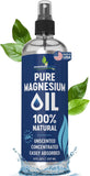 NEW Sealed Pure Magnesium Oil Spray 8oz - Topical Magnesium Spray for Sleep & Feet - Extra Strength - USP Grade - 100% Natural and Organic Oil for Muscle Pain & Cramps - Less Sting - Less Itch - Made in USA