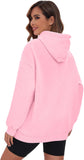 NEW Retails $60, Vidifid Womens Oversized Hoodie Pullover with Pocket, Pink, Fits Medium