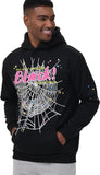 NEW Spi*der Dupe EMILYLE Y2K Hoodie Set Hoodie Pant Casual Tracksuit Long Sleeve Athletic Suit, Black, Men's Sz XXL, Fits like an XL