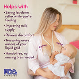 NEW NatureBond Silicone Breast Pump with lid, Stopper, Strap, Pouch. Breastfeeding Essential Premium All in 1 Set. 3.4oz 100ml (Premium All-in-ONE)