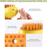 NEW Spray Floating Hair Comb, Pet Spray Massage Comb for Cats and Dogs, 3 In 1 Steamy Cat Brush, for Removing Tangled and Loose Hair, Anti-Flying Hair (green)