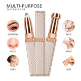 NEW Women Eyebrow And Upperlip Electric Trimmer Shaver For Ladies. Gold