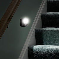 MR BEAMS MB520 Battery Operated LED Motion Sensor Step/Deck Light - Brown, can be used indoors or out! Retails $21+