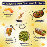 NEW Coconut Secret Coconut Aminos Soy-Free Seasoning Sauce - 8 fl oz, BB: 01/29/27