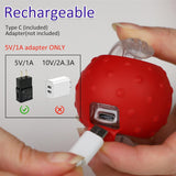 NEW Alikofo Interactive Cat Toys Ball for Indoor Cats Fast Rolling on Carpet, Chirping & Motion Activate Cat Toys (Red)