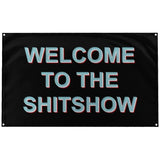 NEW Banger - Welcome to The Shitshow Motivational Inspirational Office Gym Dorm Wall Decor Design on a 3X5 Feet Flag with 4 Grommets for Easy Hanging. Authentic BANGER FLAG