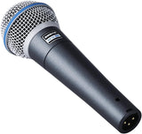 NEW Retails $239, Shure BETA 58A Vocal Microphone - Single Element Supercardioid Dynamic Mic for Stage and Studio, Includes A25D Adjustable Stand Adapter, 5/8” to 3/8” (Euro) Thread Adapter and Storage Bag