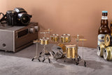 NEW Retails $70+ ALANO Mini Table Top Drum Model, Decorative Musical Decoration, Gift Idea (Golden)