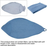 NEW Bean Bag Chair Cover (Without Filler) Bean Bag Sofa Couch Cover High Back Lazy Sofa Bean Bags Plush Toy Storage Bag Clothes Organizer Beanbag Chair Cover for Adults Kids (Blue, M:31.5x35.4in)