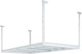 New in box! NewAge Products 40152 Ceiling Mount Garage Storage Rack, 4 by 8', White - Retails $328+