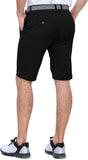 NEW Outdoor Ventures Men's Golf Shorts 11" Inseam Classic-Fit Flat Front Stretch Casual Shorts with Pockets Summer Hiking Travel, Black, Sz 40 Men's