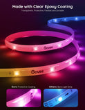NEW Govee RGBIC Pro LED Strip Lights, 16.4ft Color Changing Smart LED Strips, Works with Alexa and Google, Segmented DIY, Music Sync, WiFi and App Control, LED Lights for Living Room, Bedroom, Christmas