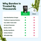 NEW Sealed Bandoo Original Deep Cleansing Foot Pads | Rana Pads | Premium Natural Bamboo | Japanese | Cleanse, Moisturize & Energize | for Men & Women | 10 Pads, BB: 09/26