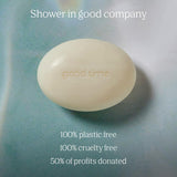 NEW Retails $14, GOOD TIME Gentle Cleansing Face Bar Award Winning - Fragrance-Free, Moisturizing & Skin-Protective - Plastic Free - Suitable for All Skin Types - Single